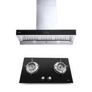 MEX Set รุ่น V4731M+K632BFX90 เตาแก๊สและเครื่องดูดควันกระโจม