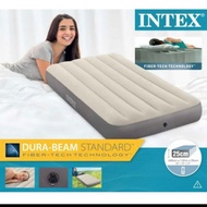 INTEX Portable Air Mattress - Single Air Bed Pump Mattress