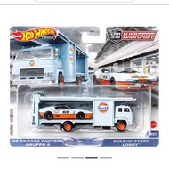 Hot Wheels Hotwheels Flying Wing Transport Fleet FLF56 Nissan LBWK Gulf Oil R35 Mazda RX3