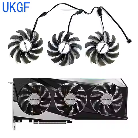 T128010SU PLD08010S12HH RTX3060 Cooler Fan Replacement for Gigabyte GeForce RTX 3060 Ti RX 6600 6700
