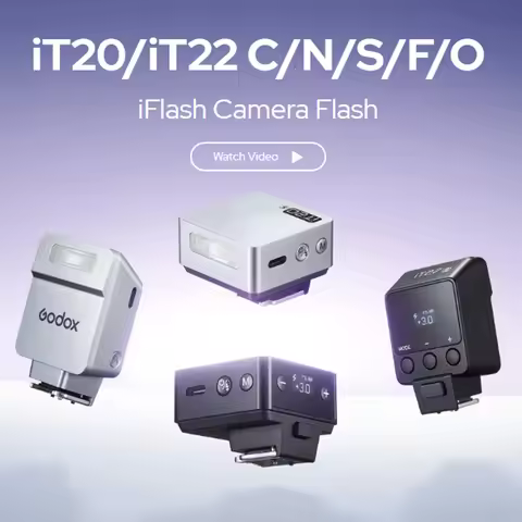 Godox iT20 iT22 C/N/S/F Touchscreen Pocket Flash TTL 2.4G Wireless on Camera Flash for Canon Sony Ni