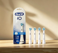 Oral-B iO Ultimate Clean Replacement Brush Heads 4 Pack Compatible with Oral-B iO Series Electric To