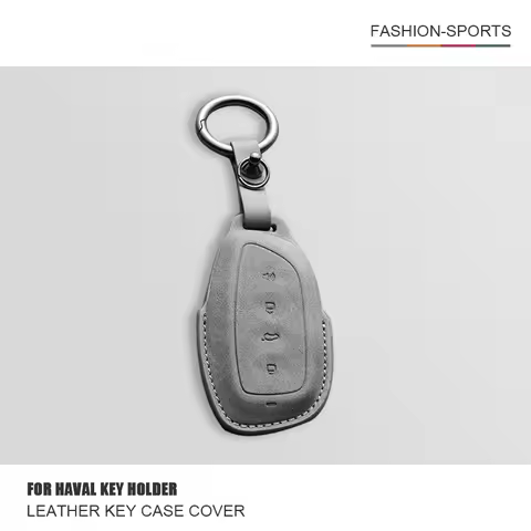 Leather Car Key Case Cover For Great Wall Haval H3 H6 H9 2024 H-DOG Owl Dragon Max Key Protection Sh