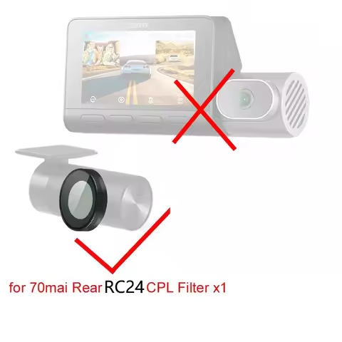 for 70mai Rear Camera RC24 CPL Filter for 70mai Dash Cam T800