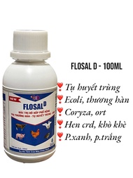 10 lọ flosal 10ml - thương hàn tụ huyết trùng hen khẹc