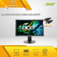 Acer 19.5'' LED Monitor E200Q HD LED Backlit Monitor TN, 60Hz, 1600 x 900, 6ms, VGA, HDMI, 3Y