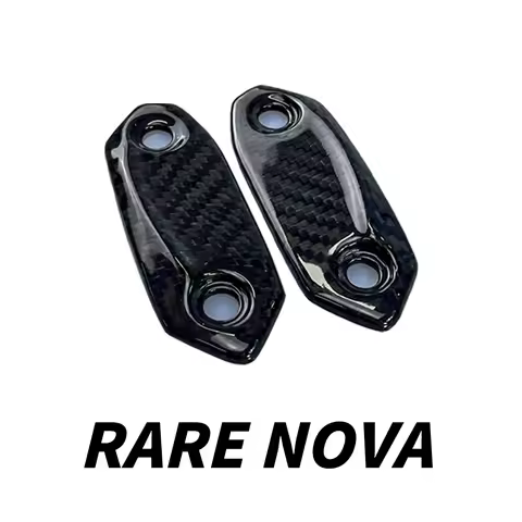 Carbon Fiber Mirror Seat Trim Cover for Kawasaki ZX-4R ZX-4RR ZX-6R ZX4R ZX4RR ZX25R ZX-10R ZX10R - 