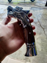 TERMURAH GAGANG GOLOK / HANDLE GOLOK DURALIUM MOTIF NAGA BAHAN ALUMINIUM COR BISA COD