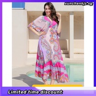 S-5XL - Readymade Cotton Punjabi Suit - Nirmalya Hand Printed 3Pc Set, ST1225