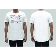British Airways Concorde Blueprint drawing T Shirt (Limited Edition)