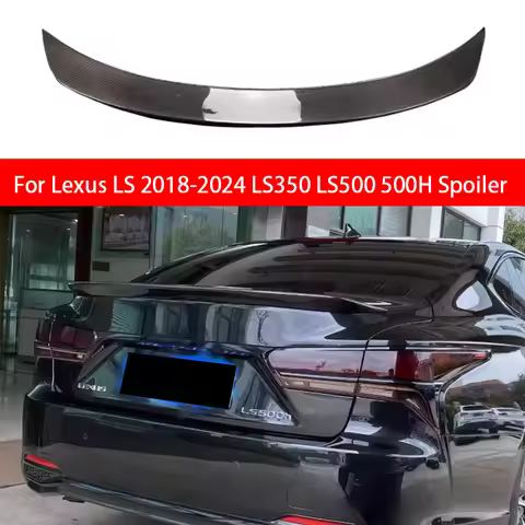 Rear Wing Spoiler For Lexus LS LS350 LS500 LS500H 2018 2019 2020 2021 2022 2023 2024 Car Rear Trunk 
