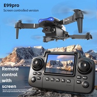 E99 PRO Drone Screen Control Aerial Drone High Definition Dual Camera Remote Control Aircraft, Foldi