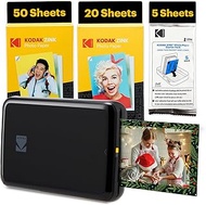 KODAK Step Instant Smartphone Photo Printer - 75 Sheets Bundle - Portable Mini Color Wireless Mobile