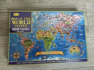 Map of the World Puzzle (200 Pieces)