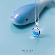Real Silver water Drop Pendant The Design Is Like A In The Pendant. Using Specially Selected Cz swis