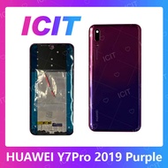 Huawei Y7 Pro 2019/Y7 2019 (มีรูสแกน) อะไหล่บอดี้ เคสกลางพร้อมฝาหลัง Body For Huawei y7pro 2019/y7 2019 อะไหล่มือถือ คุณภาพดี ICIT-Display