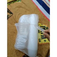 50pcs bekas dadih berpenutup 4oz sauce cup with lid plastic