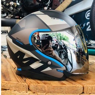 MT Helmet Double Visor Helmet Thunder 3 SV Jet Bow Matte Blue Spain Imported UNECE Approved Yamaha H