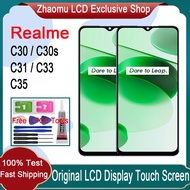 Original Realme C30 C30s C31 C33 C35 LCD Display Touch Screen Replacement