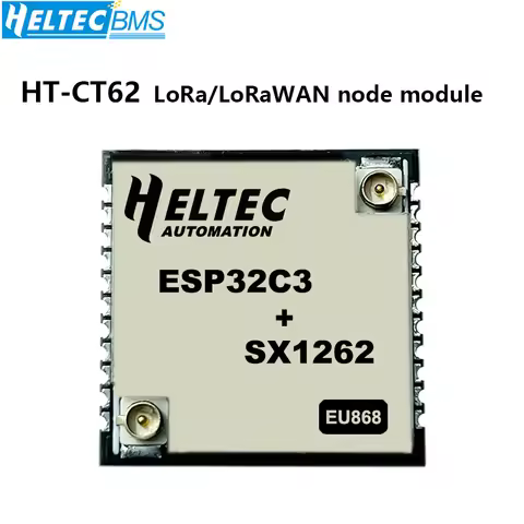 Heltec HT-CT62 LoRa Series Module with SX1262 ESP32-C3FN4 Arduino LoRaWAN 2.4 GHz Wi-Fi and LoRa