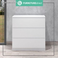 ○■Furniture Direct AISHA 3 drawer chest- white