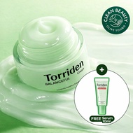 [Torriden] Balanceful Cica Soothing Cream 80ml + Serum 10ml Set Calming Repair Moisturizer Sensitive
