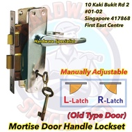 Old Type 2 Lever Mortise Door Lock / Entrance Gate Lockset