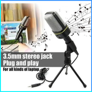 COD Mikrofon Smooth 3.5mm dengan Stand / mikrofon karaoke suara jernih youtuber kabel suara bagus po
