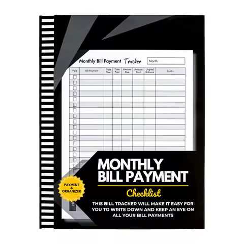 Bill Tracker & Budget Planner: Monthly Expense Organizer for Financial Management & Payment Tracking