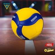 Mikasa Volleyball V200W Size 5 Volleyball Bola Tampar