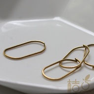 DIY Accessories.Brass Raw Blank 26 * 12mm Oval Open Ring Irregular Accessories (4248C)