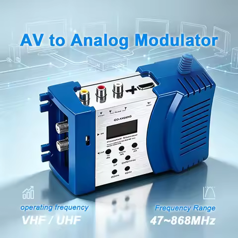 1 Channel HD AV To Analog Modulator TV CATV Hotel Cable Hdmi to RF CVBS AV to RF PAL NTSC SECAM Adju