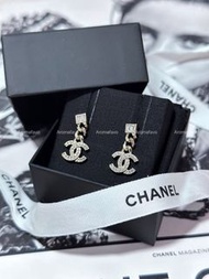 (全新現貨) Chanel cc logo 方形耳環 square Earrings