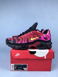 Nike Air Max Plus TN x Supreme 聯名款系列氣墊運動跑步鞋， 'Fire Pink' TN 黑紅漸變火焰 DA1472-600