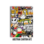 HIASAN DINDING Af2 WALL DECORATION WALL DISPLAY WALL DECOR Poster