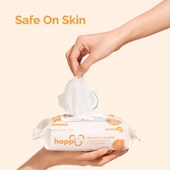 Hoppi Premium Baby Antibacterial Wipes (20 Wipes x 5 Packs) / (80 Wipes x 3 Packs)