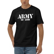 Bible Verse Army Of God Staement Novelty Man'S Tshirt New Cotton