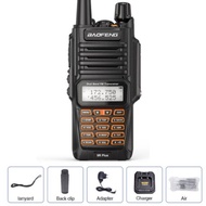 (1เครื่อง) วิทยุสื่อสาร รุ่น UV-9R Plus 8000mAh 【2ย่าน】รองรับความถี่ 136-174/400-520MHz Walkie-Talk