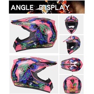 Helmet for Motorcross Scrambler ATV Saiz S for Kid Saiz XL for Adult