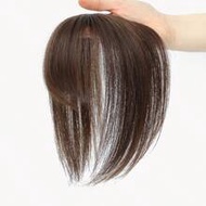 Bangs Hair Clip 8" Hair Toppers For Women Real Human Hair 360° 3D Cover Real Hair Topper With Bangs 