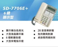 TECOM東訊話機SD-7706E代替SD-7506D/DX-9706D/DX-9906E/SD-7531D