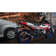 KNALPOT RACING type LONG ORI XTHREE BISA DI ATUR2 SUARA all 1 CYLINDER knalpot r15 r15v3 r15v2 r15v4