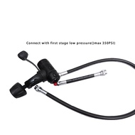 Scuba Diving BCD Low Pressure Hose Scuba Diving Regulator for 1St Stage Gauge Breathing Regulator