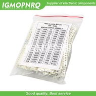 2000PCS/lot 0805 SMD Resistor Kit Assorted Kit 10ohm-1M ohm 5% 80valuesX 25PCS=2000PCS Sample Kit hj
