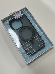 全新 Momax iphone 15pro 黑色透明手機殼