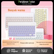 IPHONE Bluetooth Wireless Keyboard for iPad Androidiphone - Cute Rechargeable Keyboard Mouse Set M6 