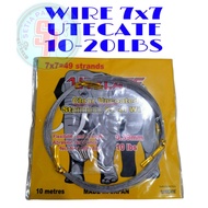 Wire Leader Neklin UTECATE 7x7 10 Meters