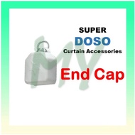SUPER Type DOSO End Cap Curtain Accessories 4 cm X 2.5 cm For Curtain Track Window Drape