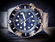 SEIKO Watch 男庄新净精工 Sports 5 運動100M潛水23J自动星期日曆Cal.7S36C日本机芯手錶連原廠不銹钢錶帶 45mm