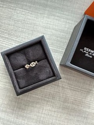 Hermes Chaine d'ancre Enchainee ring small model Rose Gold |豬鼻戒指 |Size :50|Brand New